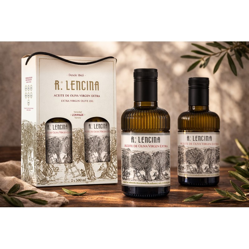 Estuche 2 botellas Aceite de Oliva Virgen Extra Premium